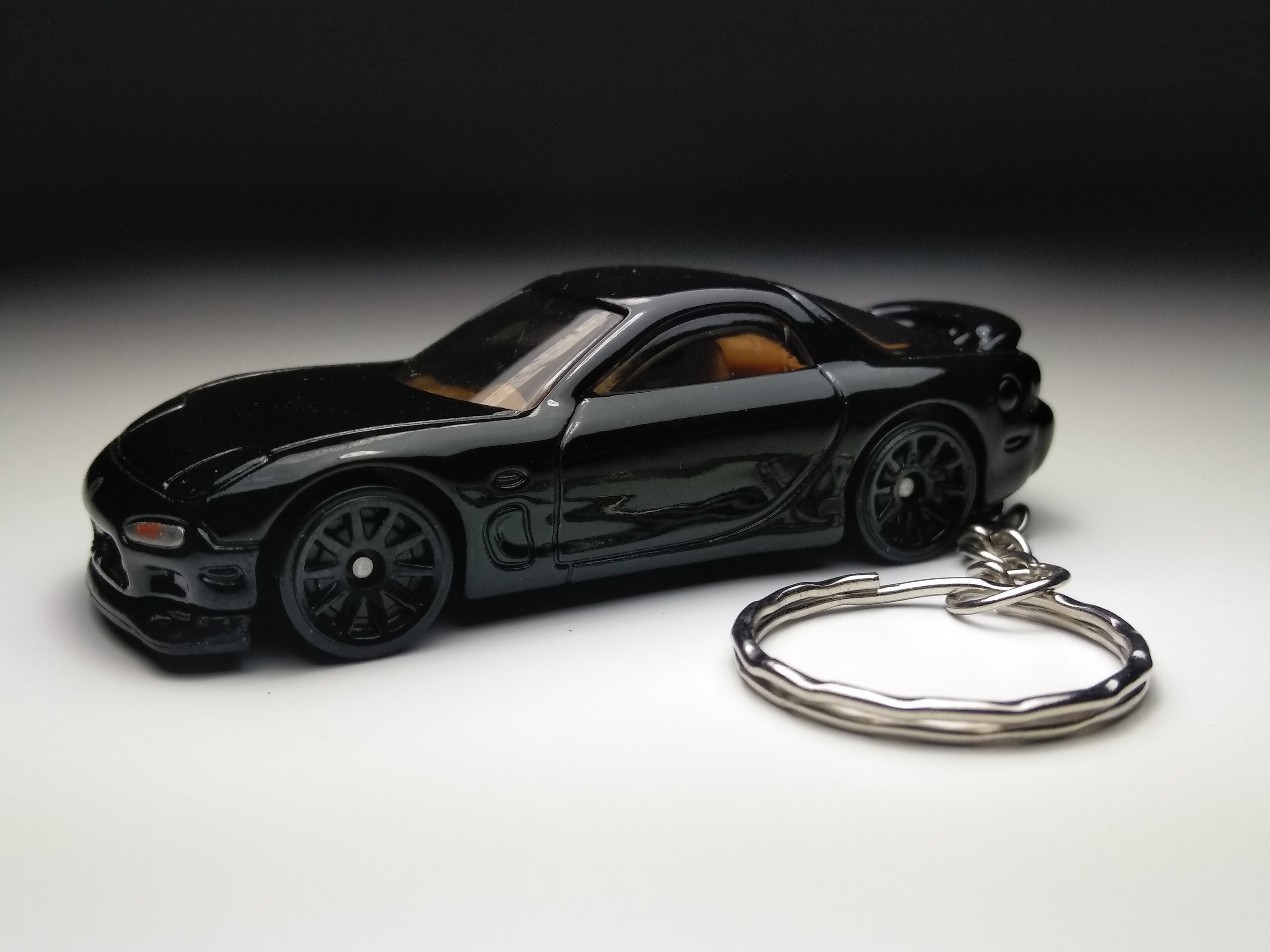 Mazda RX7 All Black Hot Wheels Keychain - Etsy