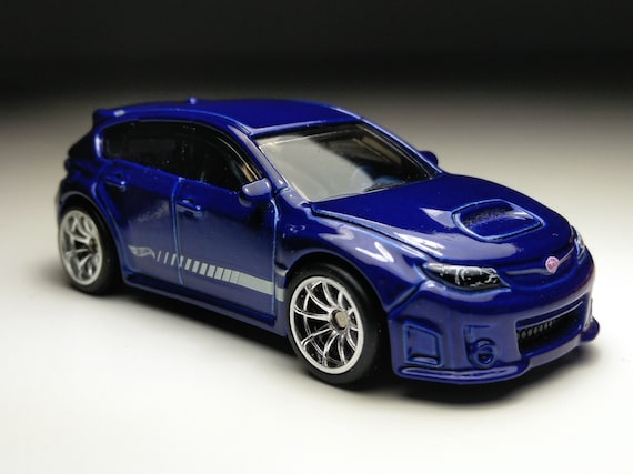 ク*ミ様 カスタム済　ホットウィール　インプレッサ　涙目　ラリー　スーパートレジ CAR MEET 5-PackよりSUBARU IMPREZA WRXのレビュー！WRC仕様の涙目