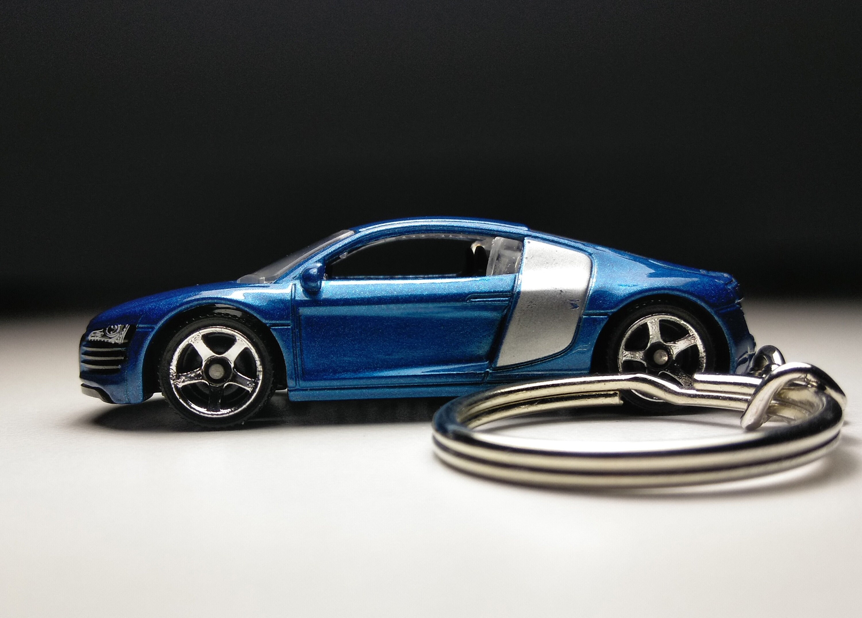 Audi R8 Matchbox Keychain - Etsy