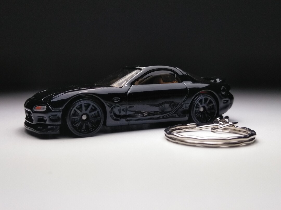 Mazda RX7 All Black Hot Wheels Keychain - Etsy