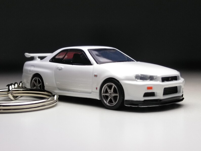 Nissan Skyline GT-R (R34) V-spec Keychain - Etsy