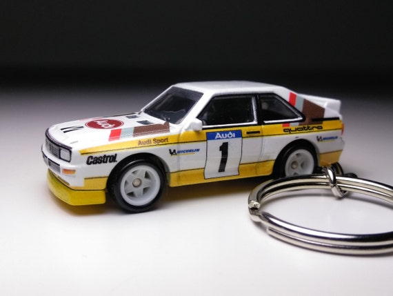 EnzzoCollectibles Audi 80 Hot Wheels Keychain