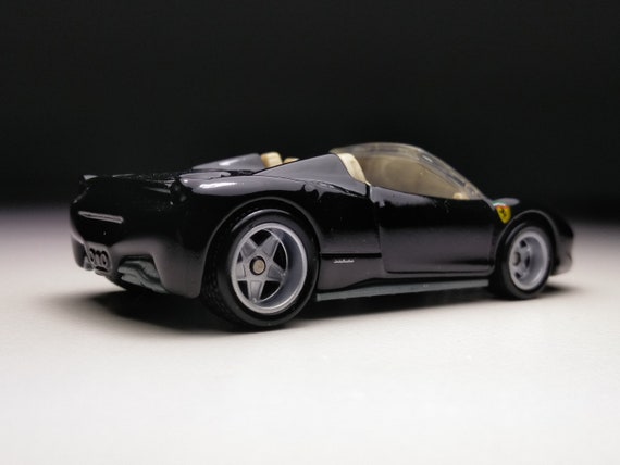 Ferrari 458 Italia Hot Wheels (custom Real Rubber Tires) - Etsy