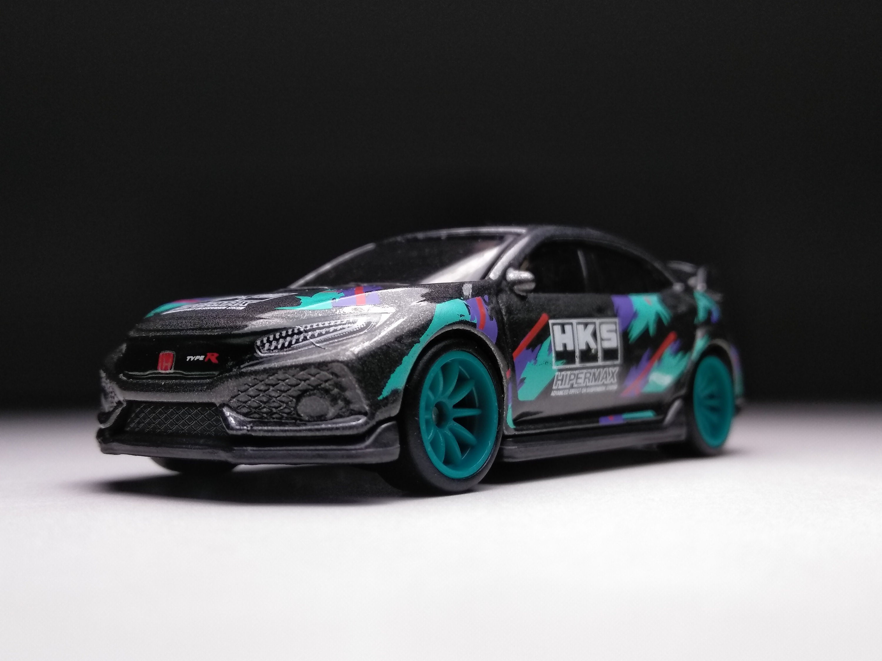 Honda Civic Type R Hot Wheels(custom Real Rubber Tires) - Etsy