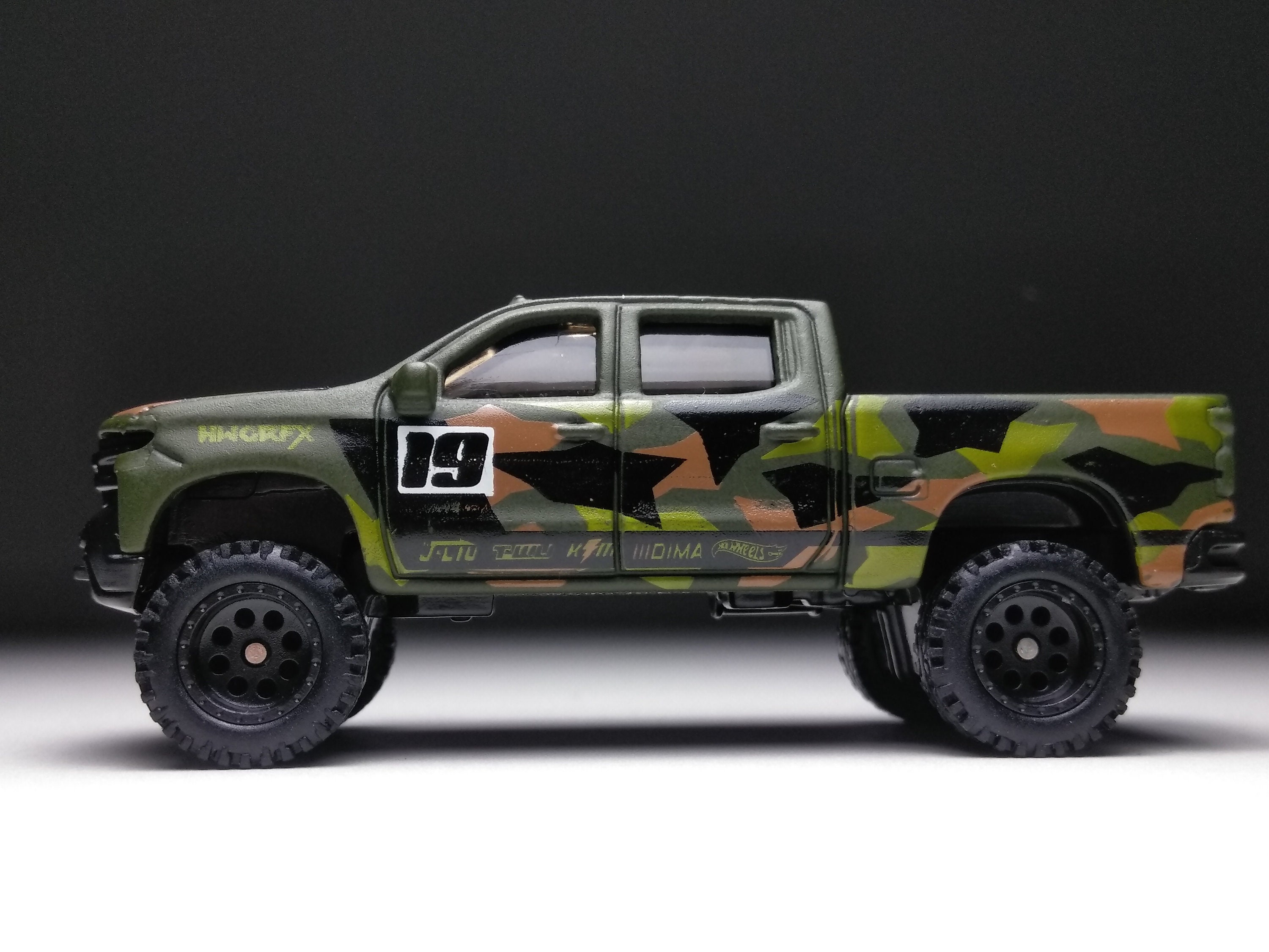 Chevy Silverado Hot Wheels (custom Real Rubber Tires) - Etsy