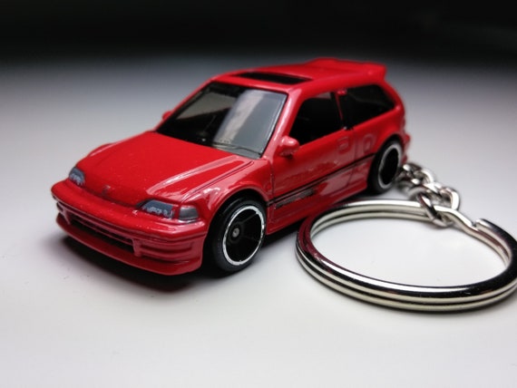 1990 Honda Civic EF Hot Wheels Keychain UK