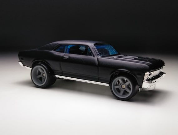 1968 Chevy Nova Hot Wheels (custom Real Rubber Tires) - Etsy