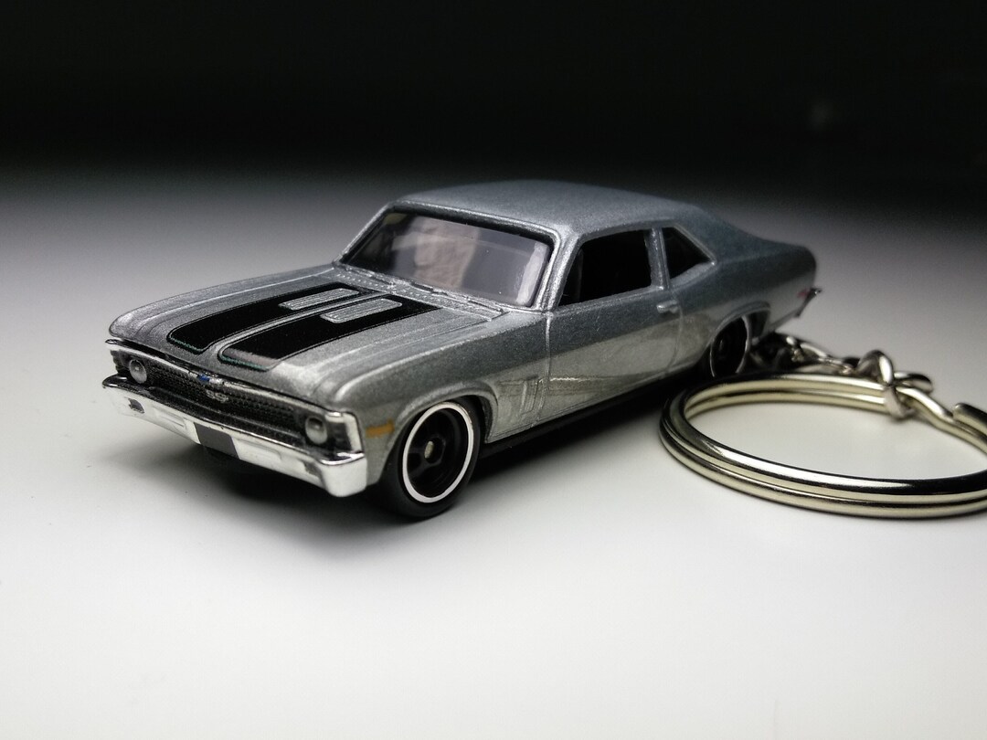 Chevrolet Nova SS Leather Key Ring - Vintage Style, New Unused Condition