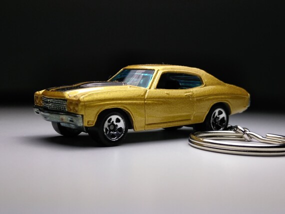 1970 Chevelle SS Gold Hot Wheels Keychain Etsy Ireland