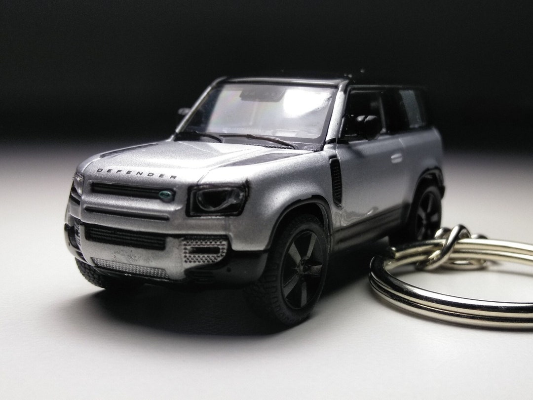 Land Rover Defender Keychain Silver Etsy land-rover-defender-keychain-silver-etsy