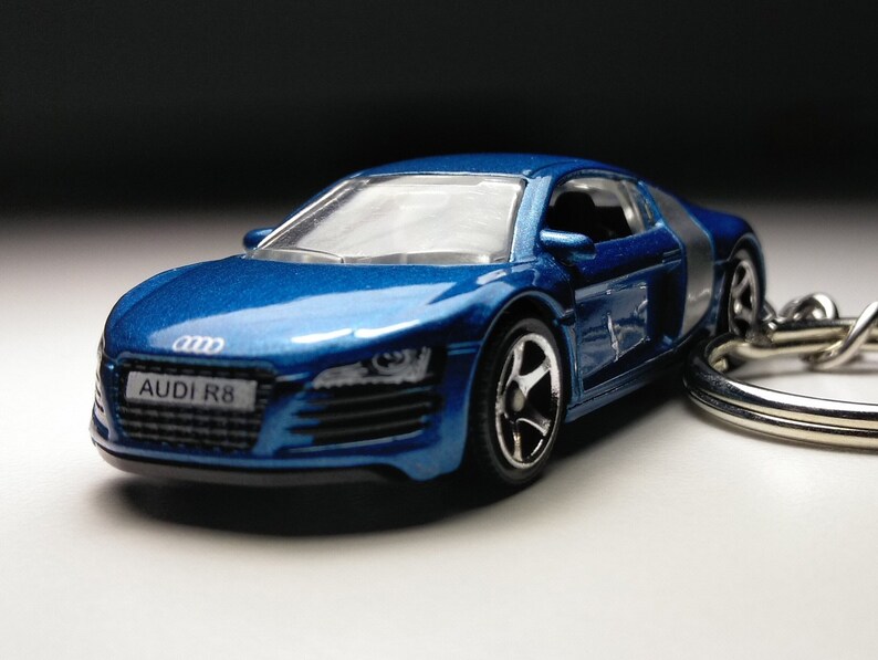 Audi R8 Matchbox Keychain - Etsy
