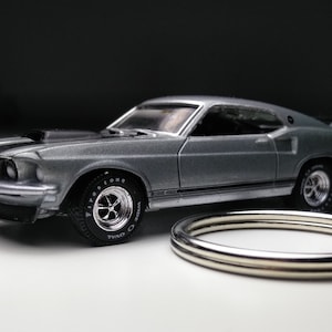1969 Ford Mustang Boss Keychain