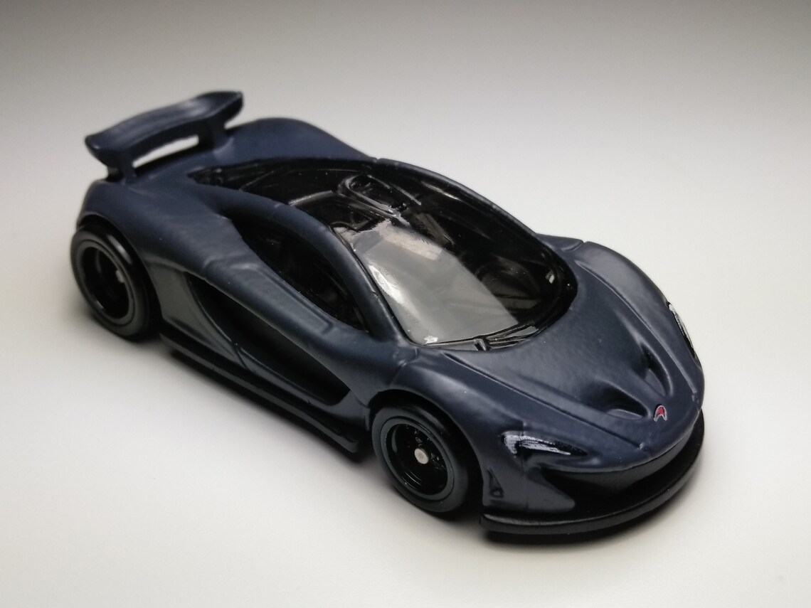 Hot wheels McLaren P1 Grey. Custom Real Rubber tires | Etsy