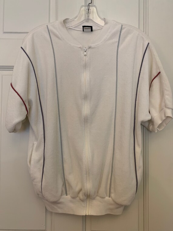 Vintage Terrycloth Zip Jacket