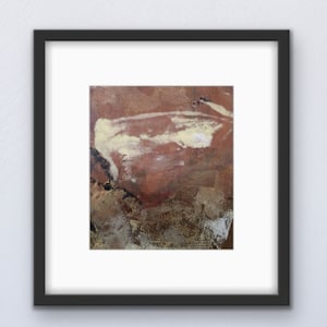 Original Hand Painted Wabi Sabi Wall Art Oil Painting Unframed