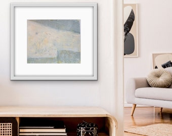 Neutral Wall Art: Small Oil Painting For Apartment Decor