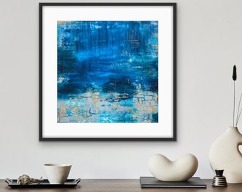 Modern Art Painting For Unique Wall Decor - Hand Painted Fine Art Unframed