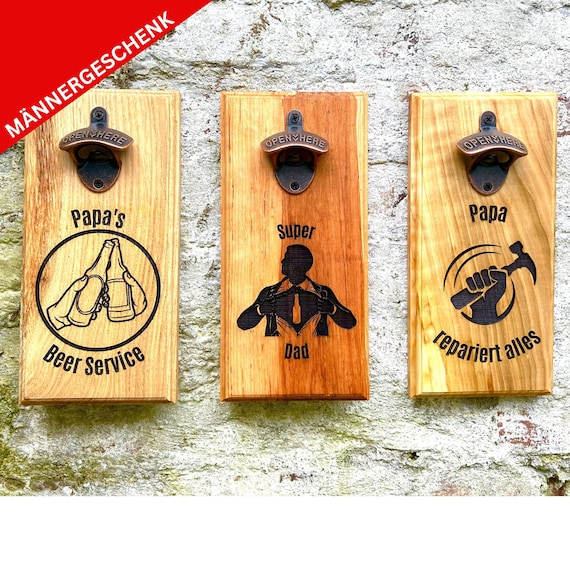 Personalized Magnetic Wall Mounted Bottle Openers