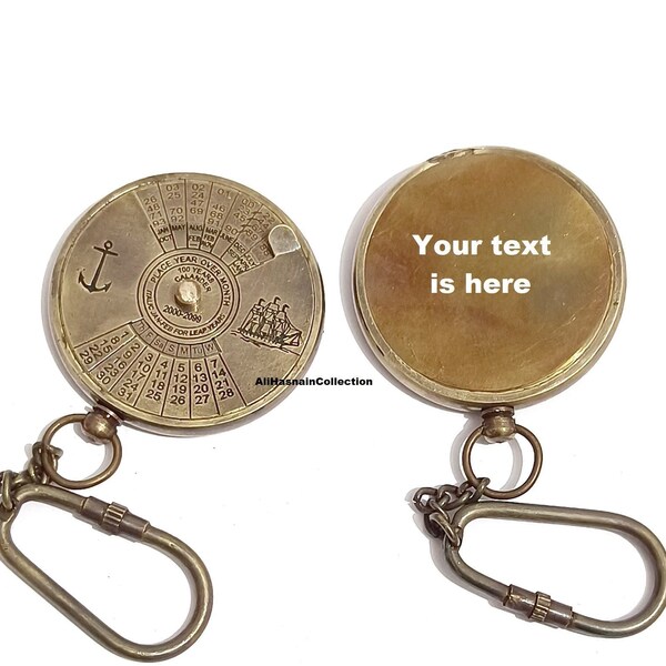 Calendar Keychain Etsy