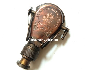 Personalized Solid Brass MONOCULAR 4" Travelling Telescope Binoculars Antique 1917 Brass Gift, Fathers Gift, Boyfriend Gift, Birthday Gift