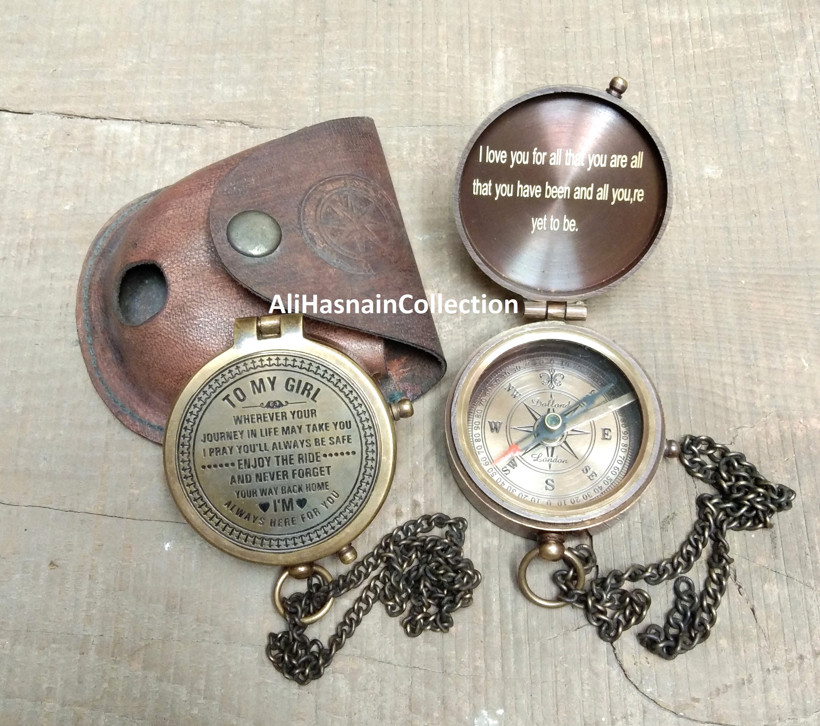 Birthday Gift Father To Son Pocket Watch Wedding Day Engraved