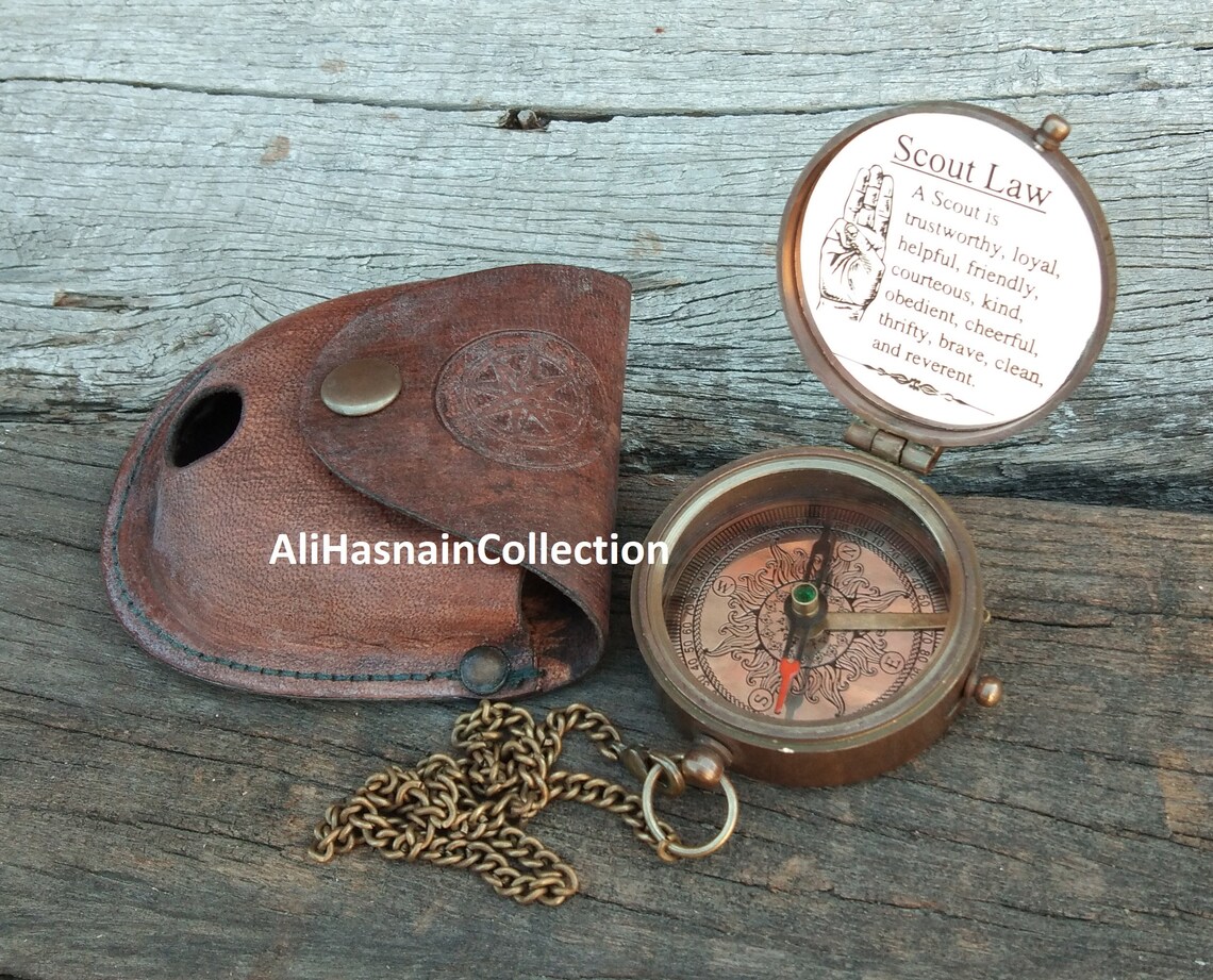 Eagle Scout Compass Handmade Working Nautical Compass - Etsy