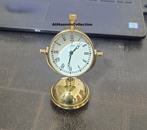 sale discounts Table Clock - Engraved Personalized Antique desk watch ...