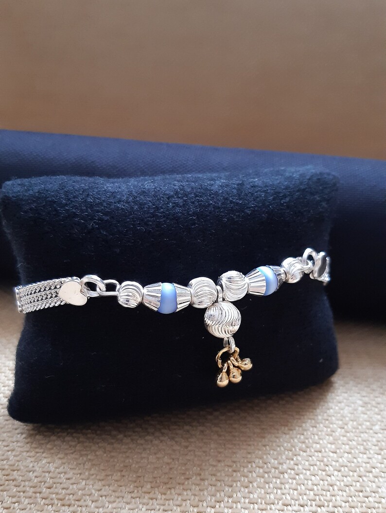 Anniversary and Birthday Gift,Women/'s Gift 20cm 11 gm bracelet weight,Traditional Elegant Ethnic Bracelet Sterling Silver Ethnic Bracelet