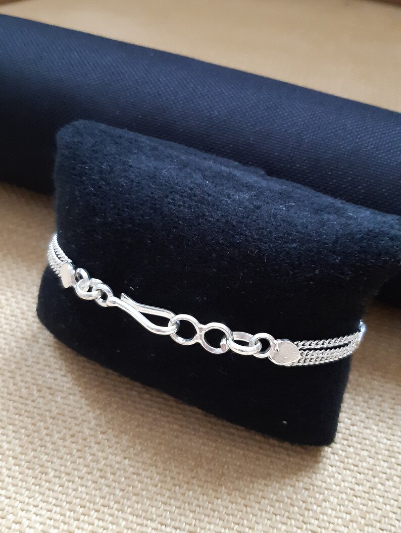 Anniversary and Birthday Gift,Women/'s Gift 20cm 11 gm bracelet weight,Traditional Elegant Ethnic Bracelet Sterling Silver Ethnic Bracelet
