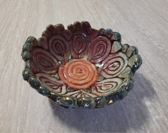 Small raku bowl