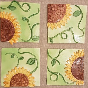 Zonnebloem tegels