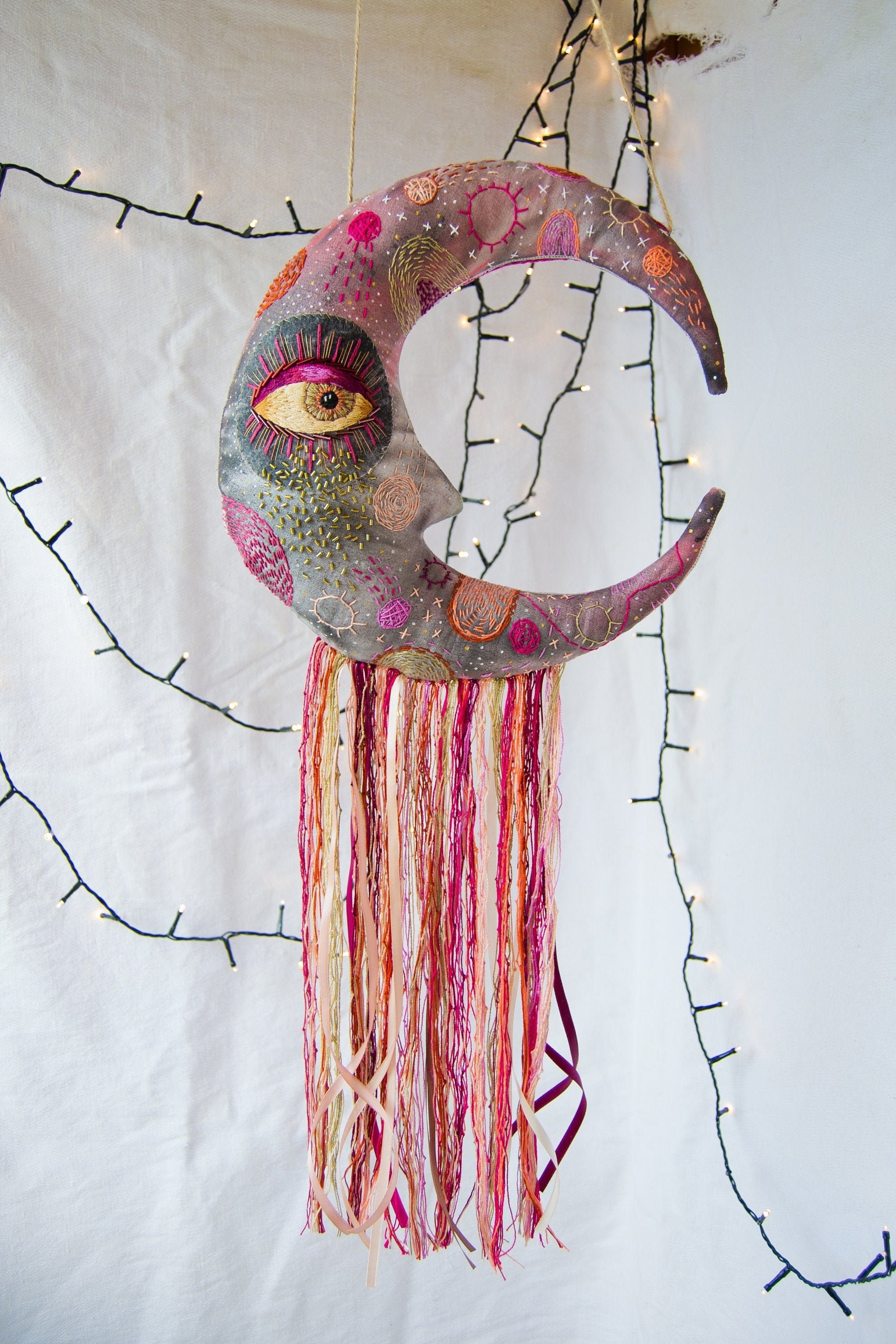 Moon wall hanging / interior decor moon/ interior moon Etsy