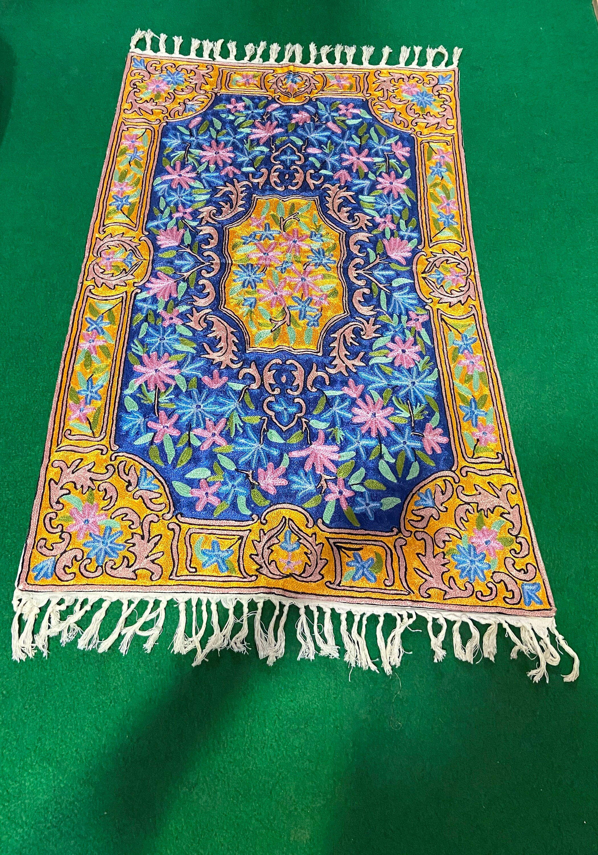 Cashmere Handmade Rug Cashmere Carpet Silk Rug Floor Mat Area Etsy