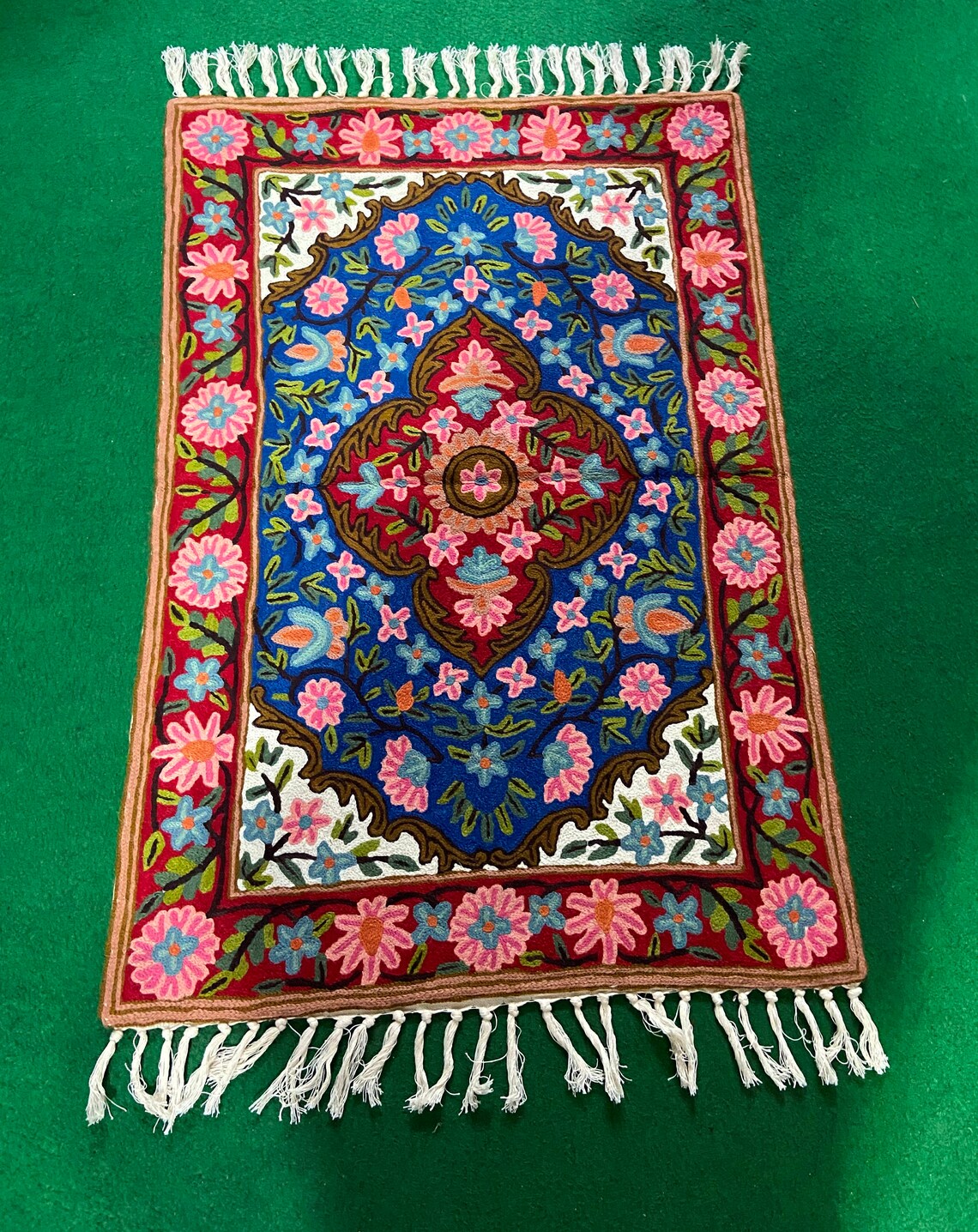 Cashmere Handmade Rug Cashmere Carpet Woolen Rug Floor Mat Etsy