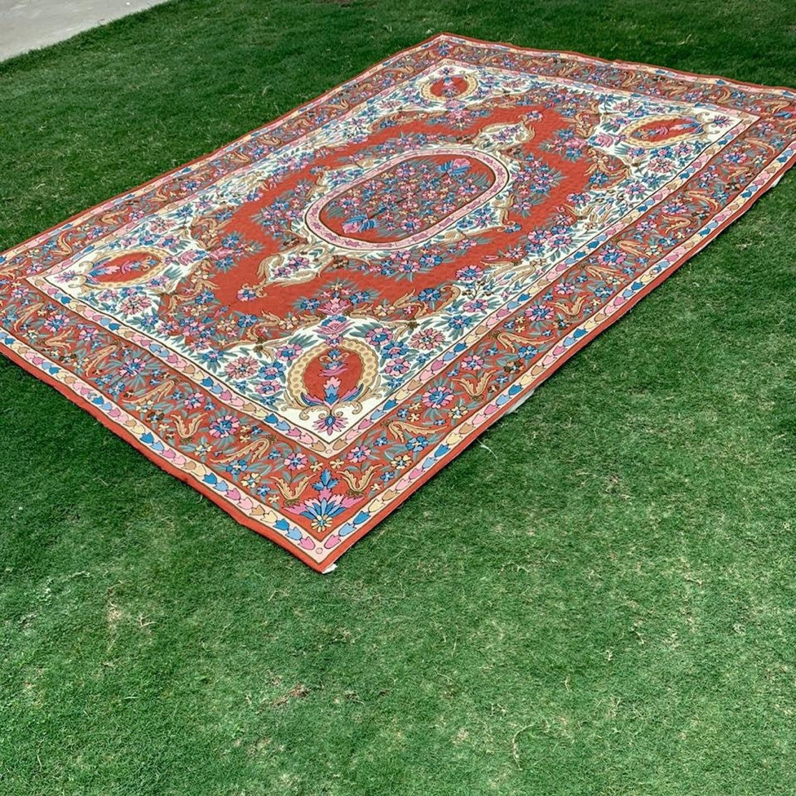 Cashmere Handmade Rug Cashmere Carpet Woolen Rug Floor Mat Etsy UK