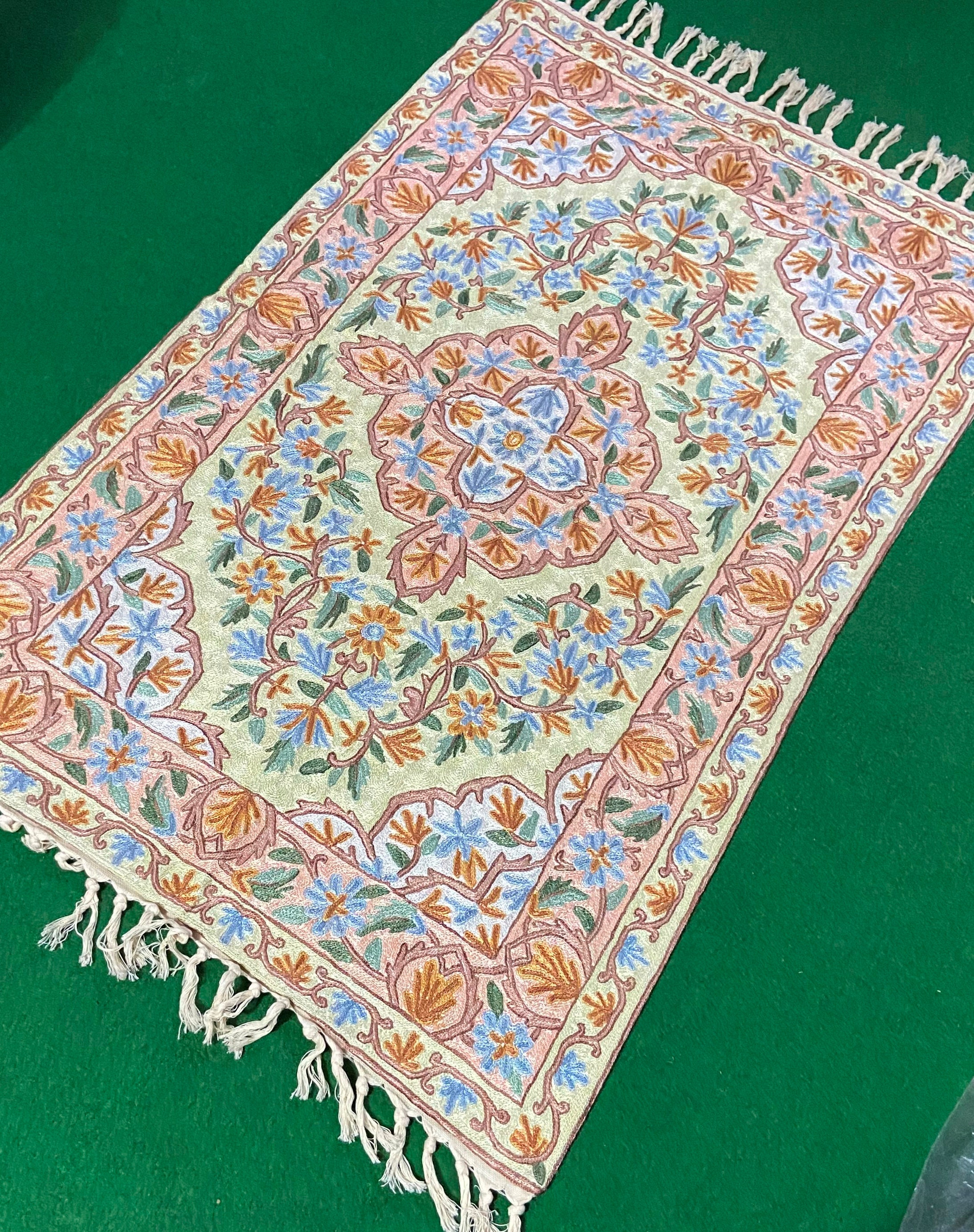 Cashmere Handmade Rug Cashmere Carpet Silk Rug Floor Mat Area Etsy