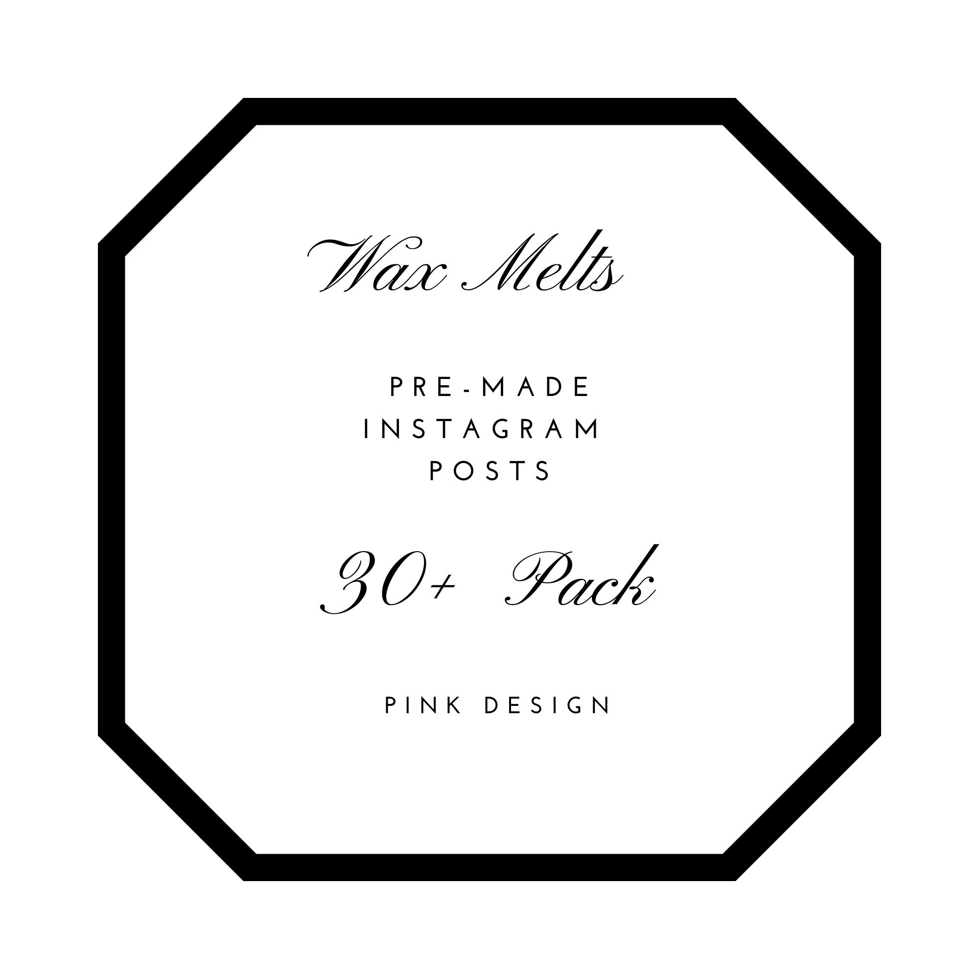Wax Melt Quote Posts Ready to Use for Instagram Pink Etsy