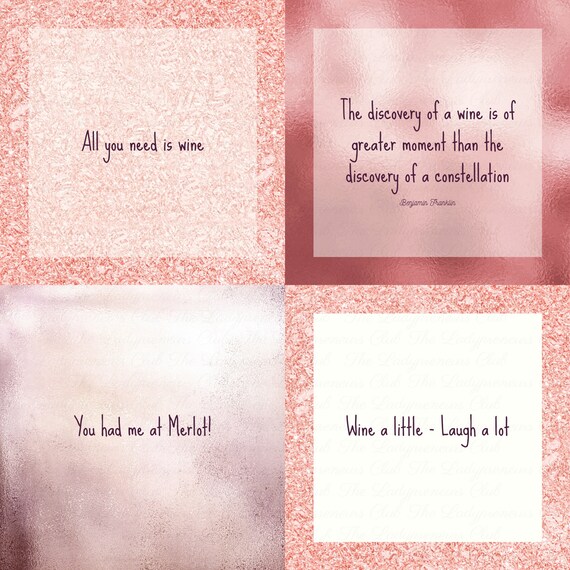 Winery Quotes For Instagram 30 Ready-To-Use Wine Quotes For Instagram Social Media | Etsy Canada