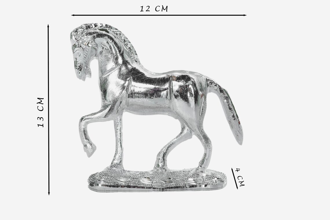 Pure Silver Horse Statue for Home Decor Silver Horse Etsy