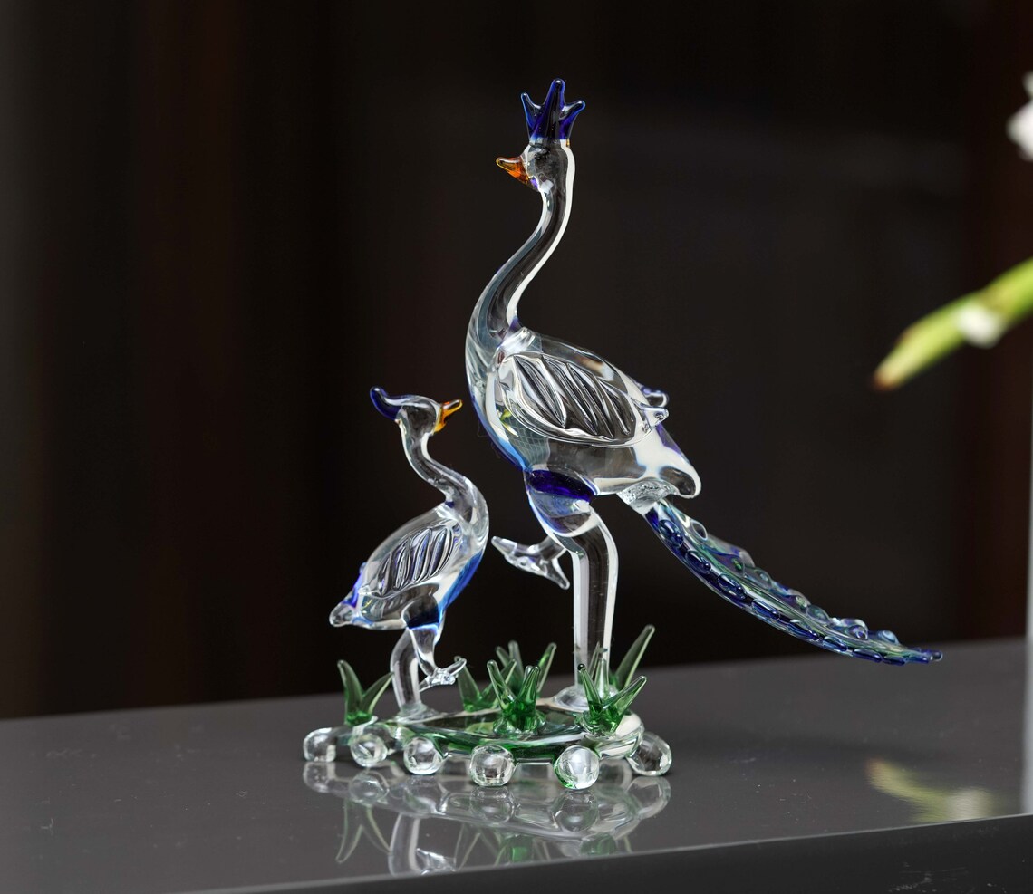 Beautiful Peacock Pair for The Home Decorative showpiece Etsy