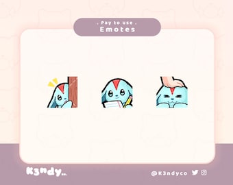 Twitch-emotes | Carbuncle 3-Bundel | Final Fantasy FFXIV Twitch Discord Stream-pakket