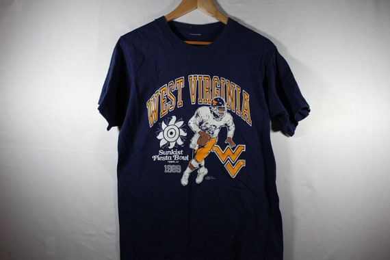 80s west virginia football shirt