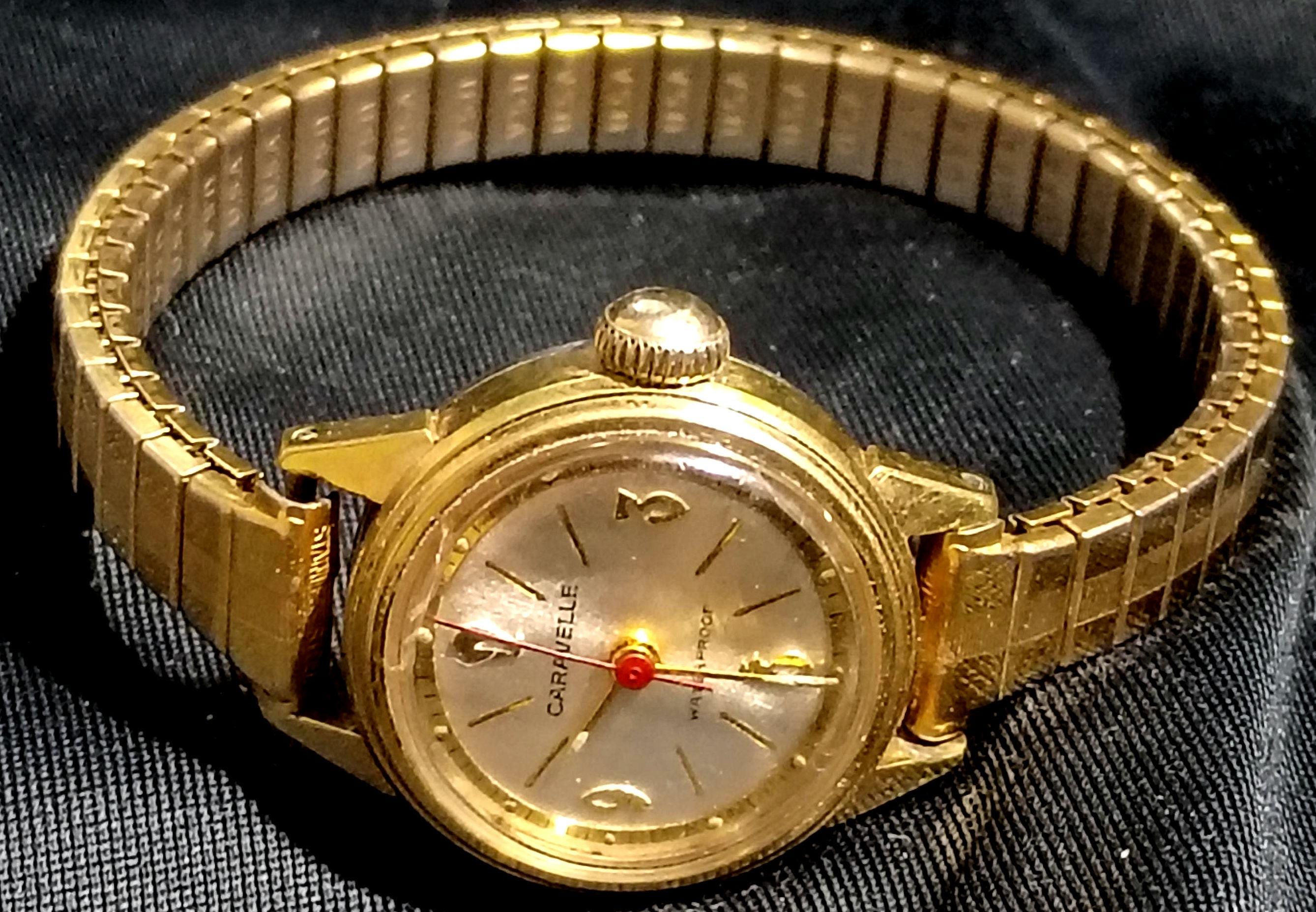 Caravelle Wind up Wrist Watch - Etsy