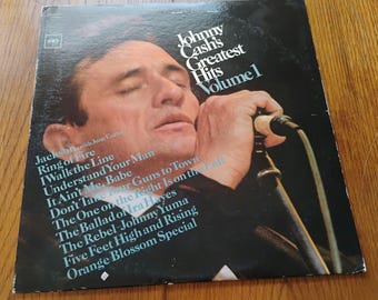 Johnny Cash's Greatest Hits Volume 1 Vinyl Record Stereo CS 9478 Vintage