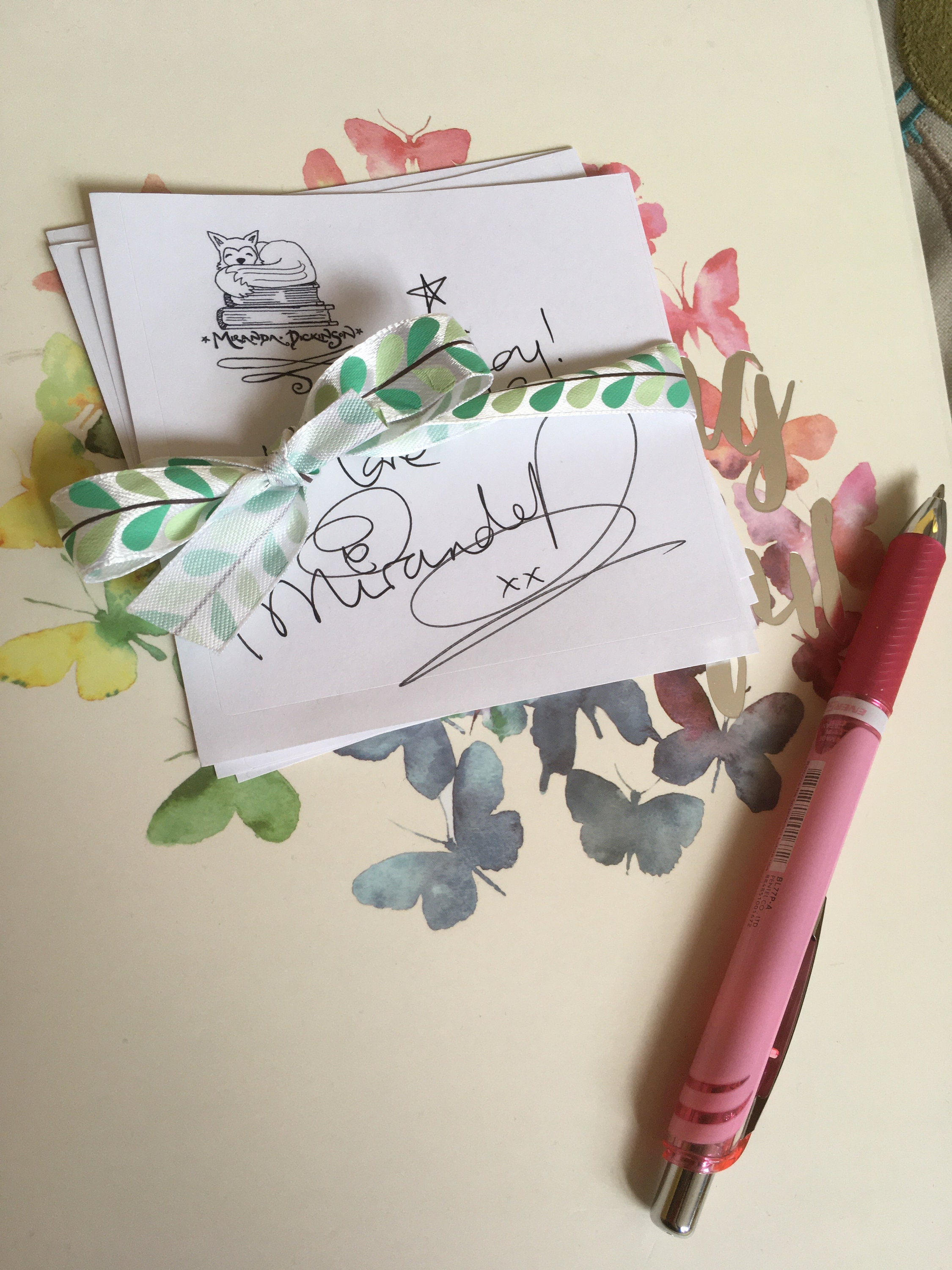 Signed Bookplates - PACK OF 5 - Etsy