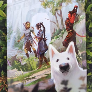 BG3 Baldur's Gate 3 Print ft. Karlach Shadowheart Lae'zel Scratch Adventure