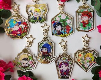 South Park Stick of Truth Charm: Gold Foil Terrarium Keyring