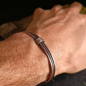 Pure copper bangle bracelet, Adjustable copper bangle, Copper arthritis bracelet, Copper jewelry, Mens copper bracelet, 7th Anniversary gift