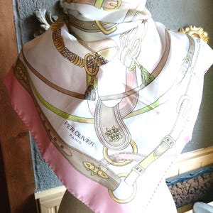 Pier Olivier scarf scarf cloth vintage scarf bandana #8