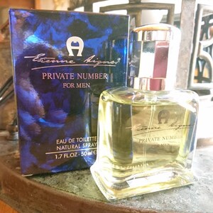 Etienne Aigner Private Number men edt 50ml spray 1990s vintage parfume image 1